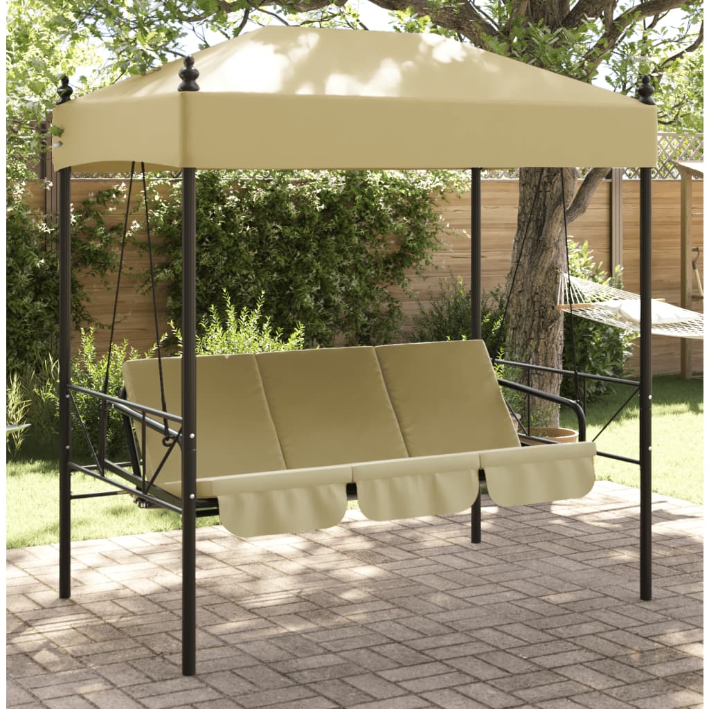Vidaxl Swing Bench s markýzkovým ocelovým pískem -