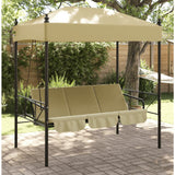 Vidaxl Swing Bench s markýzkovým ocelovým pískem -