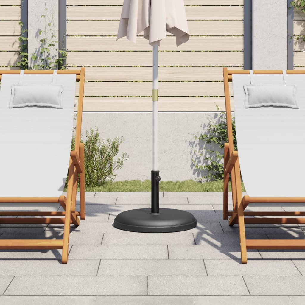 Vidaxl parasolfot for pinner av Ø32 35 38 mm 25 kg runde