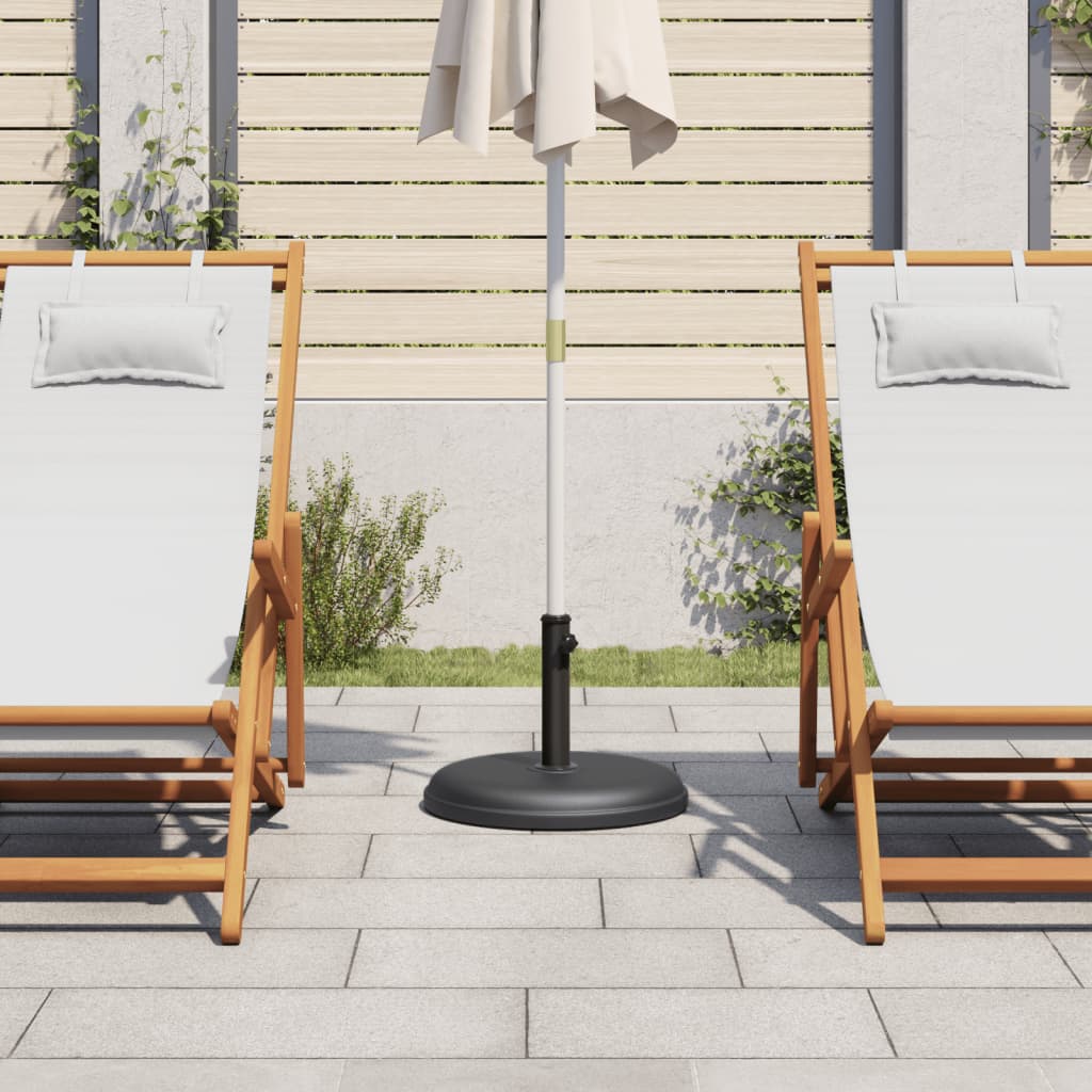 Vidaxl Pie de parasol para palos de Ø32 35 38 mm 15 kg redondo