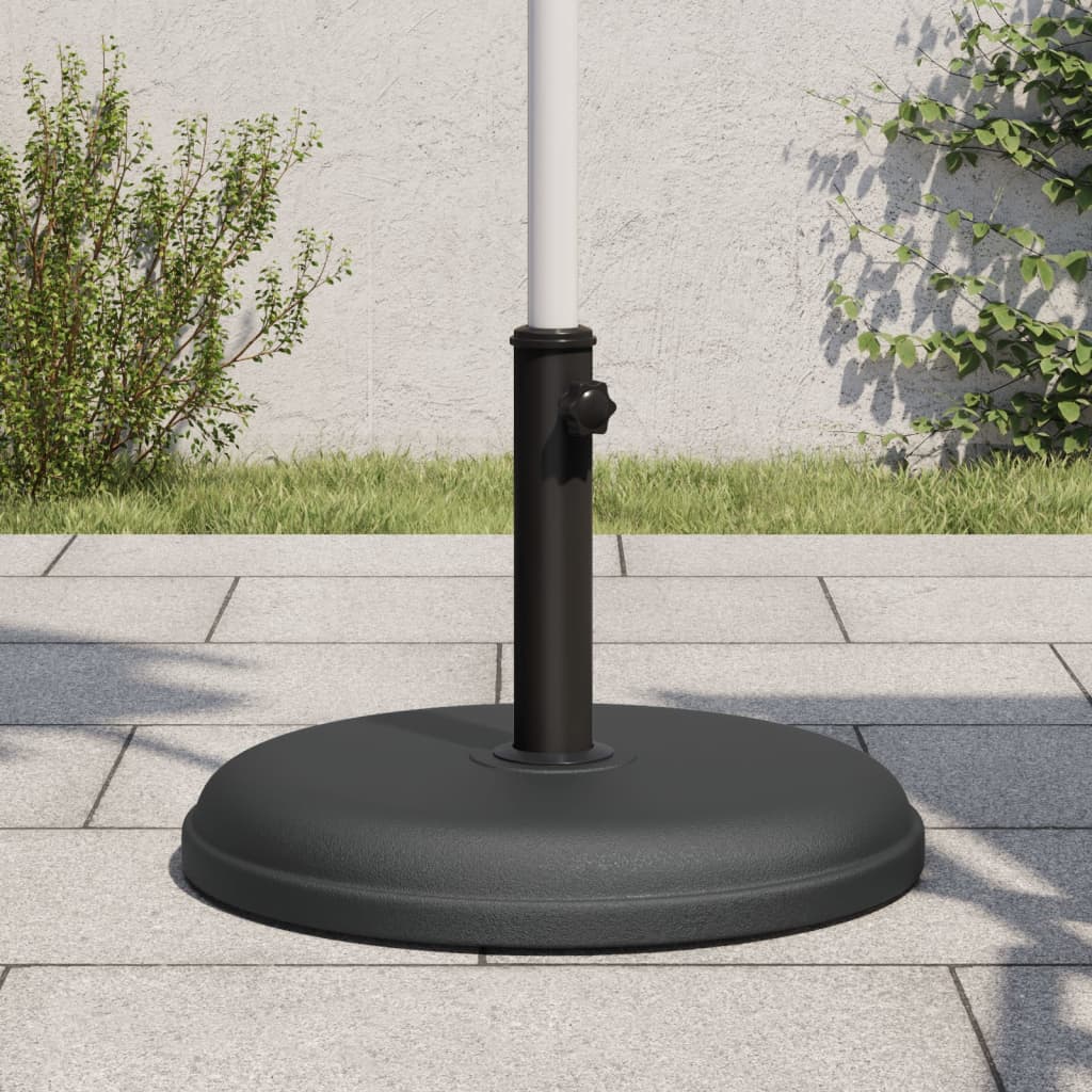Vidaxl Pie de parasol para palos de Ø32 35 38 mm 15 kg redondo