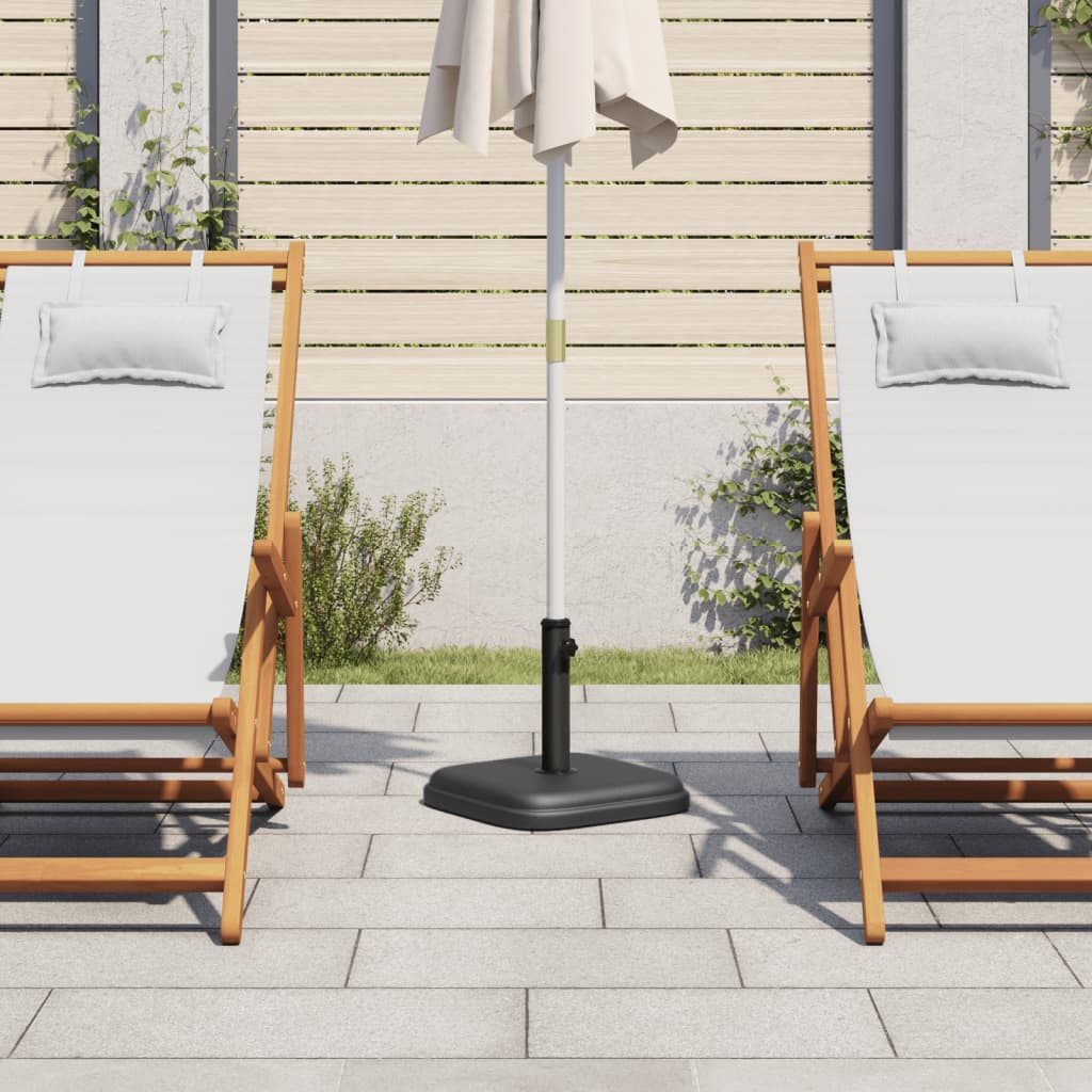Vidaxl Parasol Base per bastoncini di Ø32 35 38 mm 11 kg quadrati