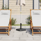 Vidaxl Parasol Base per bastoncini di Ø32 35 38 mm 11 kg quadrati