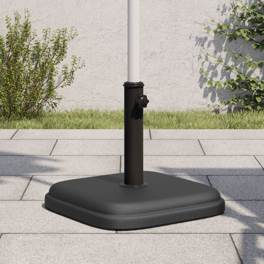 Vidaxl Parasol Base per bastoncini di Ø32 35 38 mm 11 kg quadrati