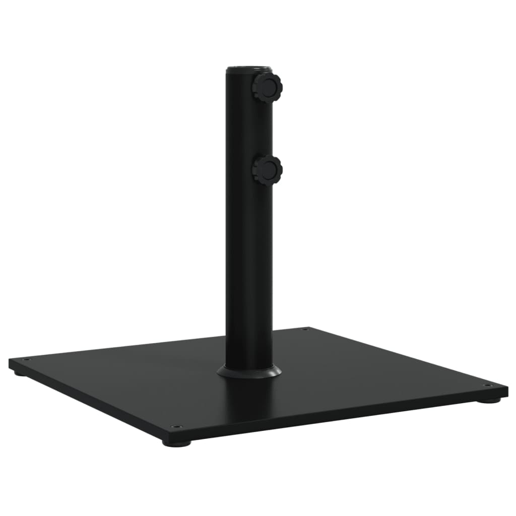 Vidaxl Parasol Base per bastoncini di Ø32 38 48 mm 17 kg quadrati