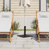 Vidaxl Parasol Base per bastoncini di Ø32 38 48 mm 17 kg quadrati