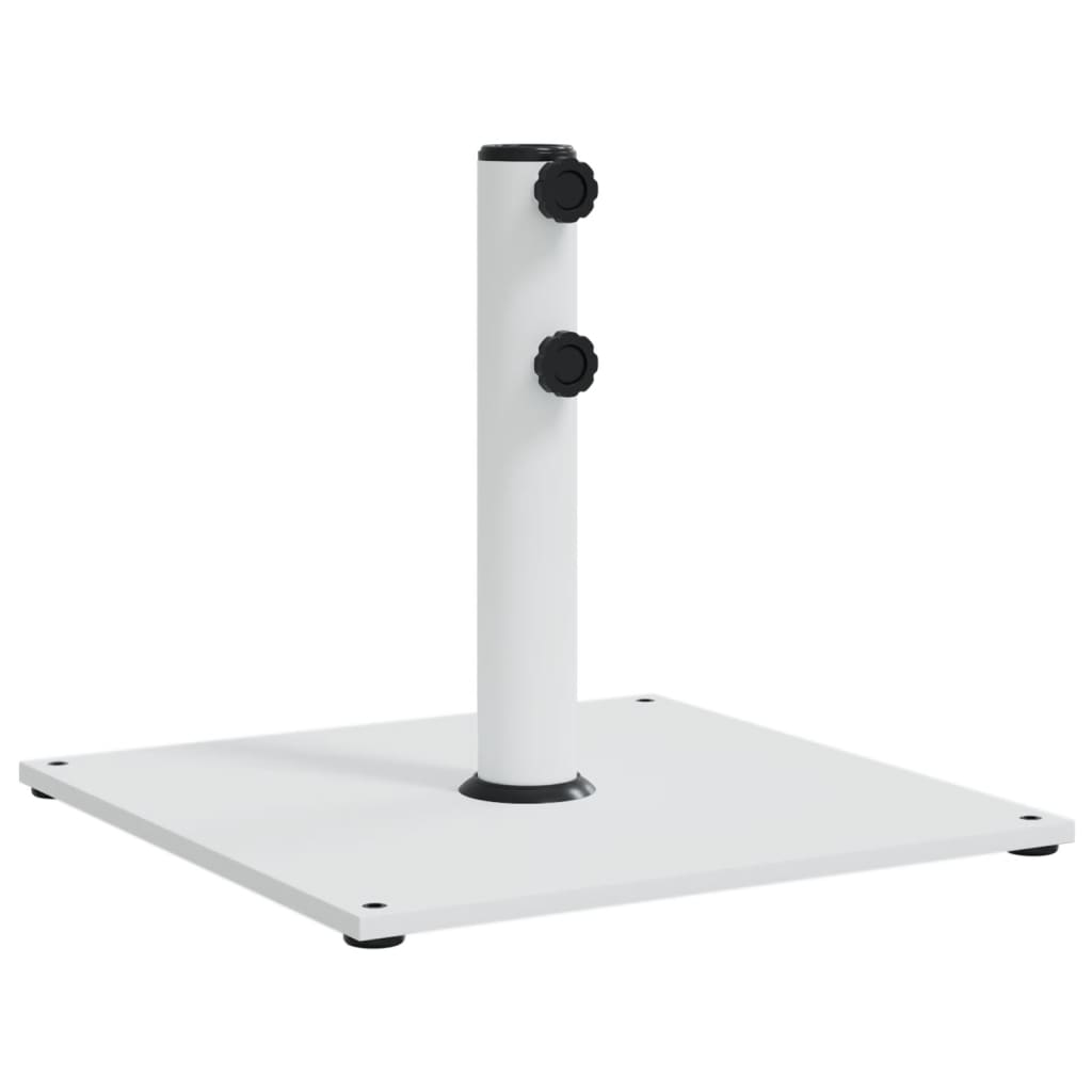 Vidaxl Parasol Base per bastoncini di Ø32 38 48 mm 17 kg quadrati