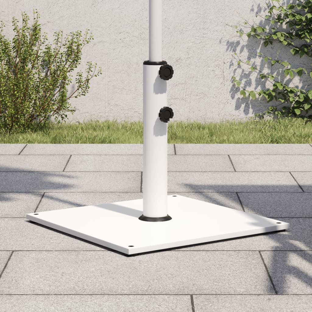 Vidaxl Parasol Base per bastoncini di Ø32 38 48 mm 17 kg quadrati