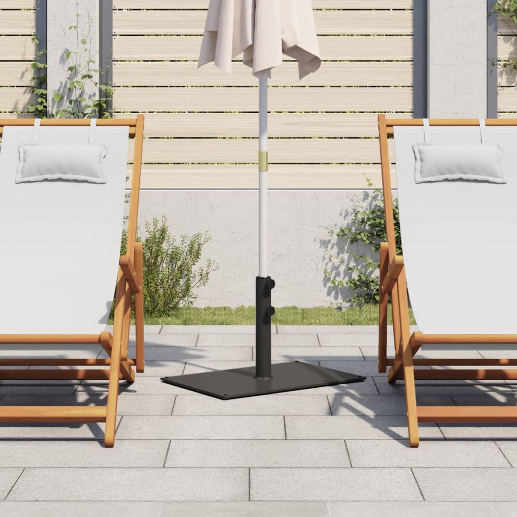 Vidaxl Parasol base for sticks of Ø32 38 48 mm 15 kg rectangular