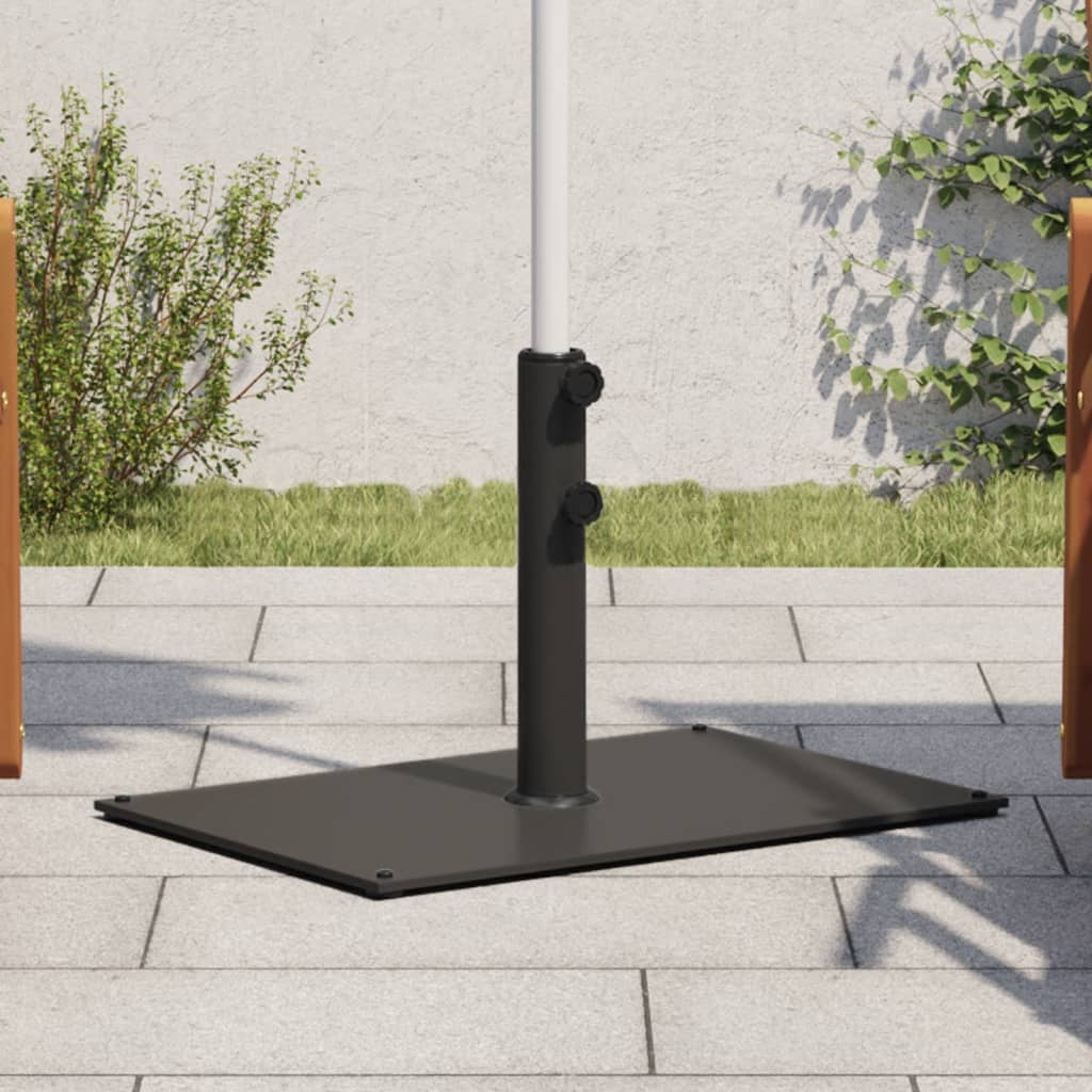 Vidaxl Parasol base for sticks of Ø32 38 48 mm 15 kg rectangular