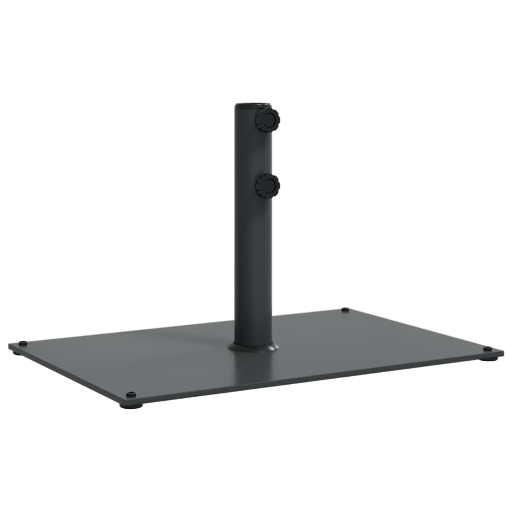 Vidaxl Parasol Base för pinnar av Ø32 38 48 mm 15 kg rektangulär