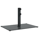Vidaxl Parasol Base för pinnar av Ø32 38 48 mm 15 kg rektangulär