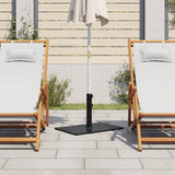 Vidaxl Parasol Base för pinnar av Ø32 38 48 mm 15 kg rektangulär
