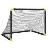 Vidaxl Children's Football Gool pieghevole 90x64x64 cm nero
