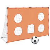 Vidaxl Children's football goal with target mat and ball 182x62x118 cm
