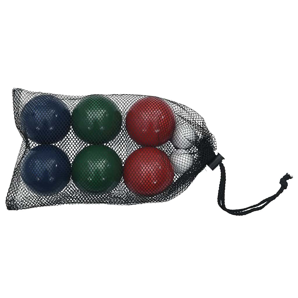 Vidaxl 8-part Jeu de Boules Ballset and carrier bag Solid pine