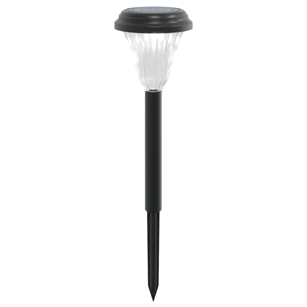 Vidaxl Garden Path Lighting 12 St Solar med markstift vita