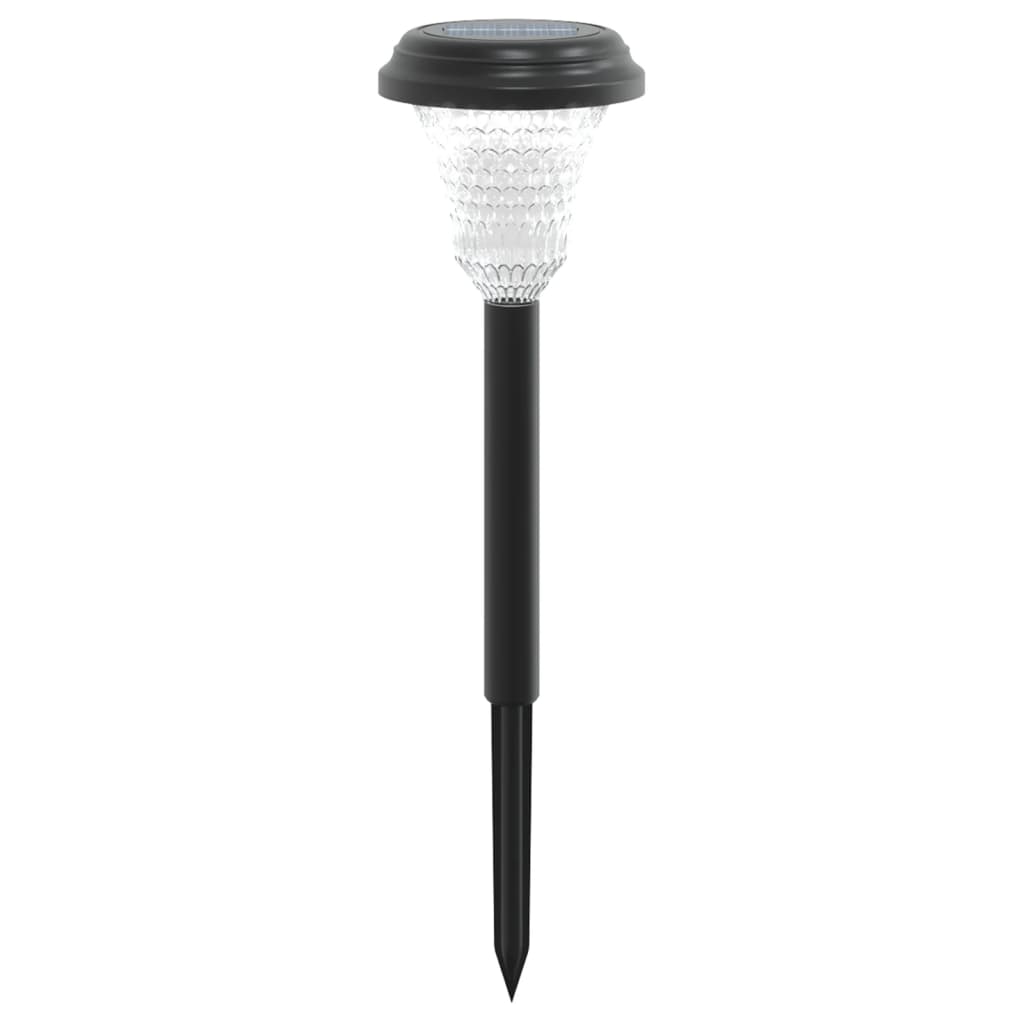 Vidaxl Garden Path Lighting 12 St Solar med markstift vita