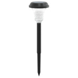 Vidaxl Garden Path Lighting 12 St Solar med markstift vita