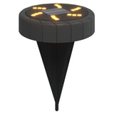 Vidaxl Ground lamps 12 St Solar with Ground pins Warm white