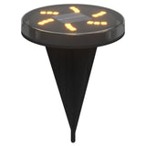 Vidaxl Ground lamps 12 St Solar with Ground pins Warm white