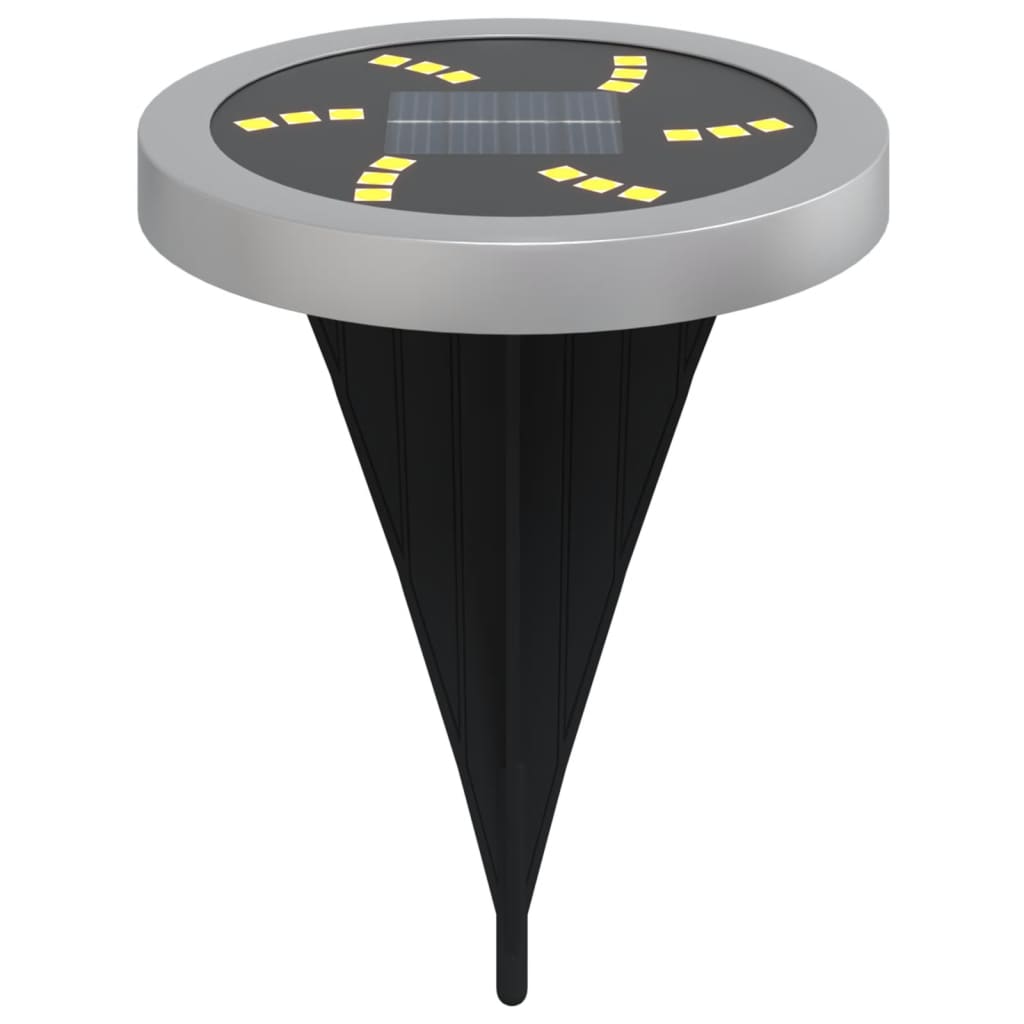 Vidaxl Ground lamps 4 St Solar with Ground pins Warm white