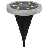 Vidaxl Ground lamps 4 St Solar with Ground pins Warm white
