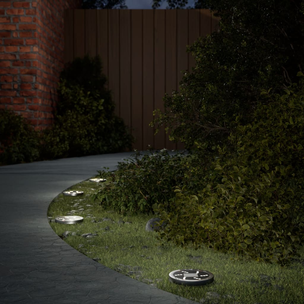 Vidaxl Ground lamps 4 St Solar with Ground pins Warm white