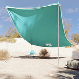 Vidaxl Beach Canopy s pískovými kotvami 214x236 cm zelená