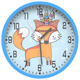 Vidaxl wall clock Ø25.5 cm Polystyrene and glass blue