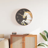 Vidaxx reloj de pared ø29,5 cm poliestireno y cristal dorado y blanco