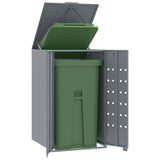 Archiviazione contenitore Vidaxl per 1 contenitore 69x79x117 cm in acciaio grigio