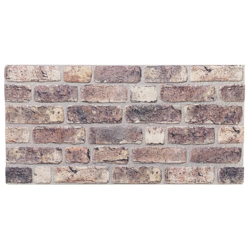 Panele ścienne vidaxl 10 St 3D 100x50 cm EPS ciemnobrązowy