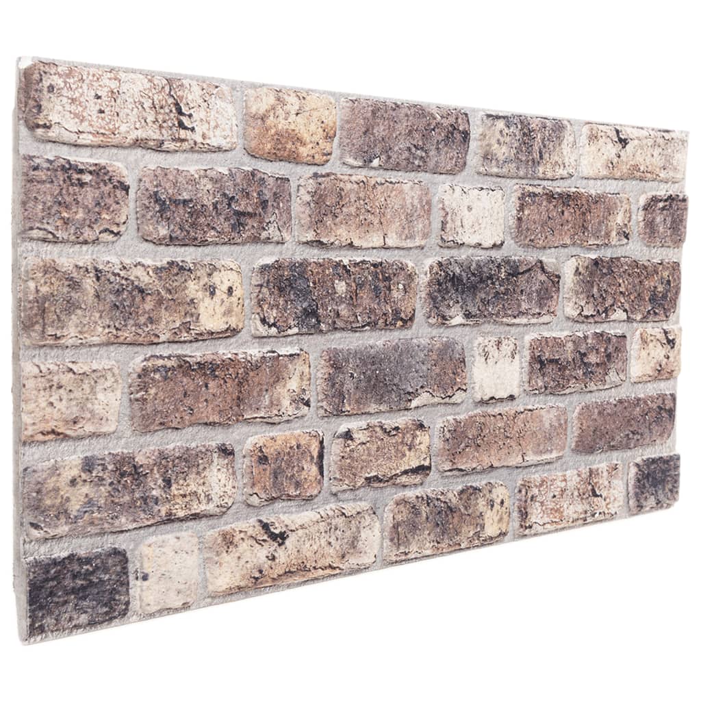 Panele ścienne vidaxl 10 St 3D 100x50 cm EPS ciemnobrązowy