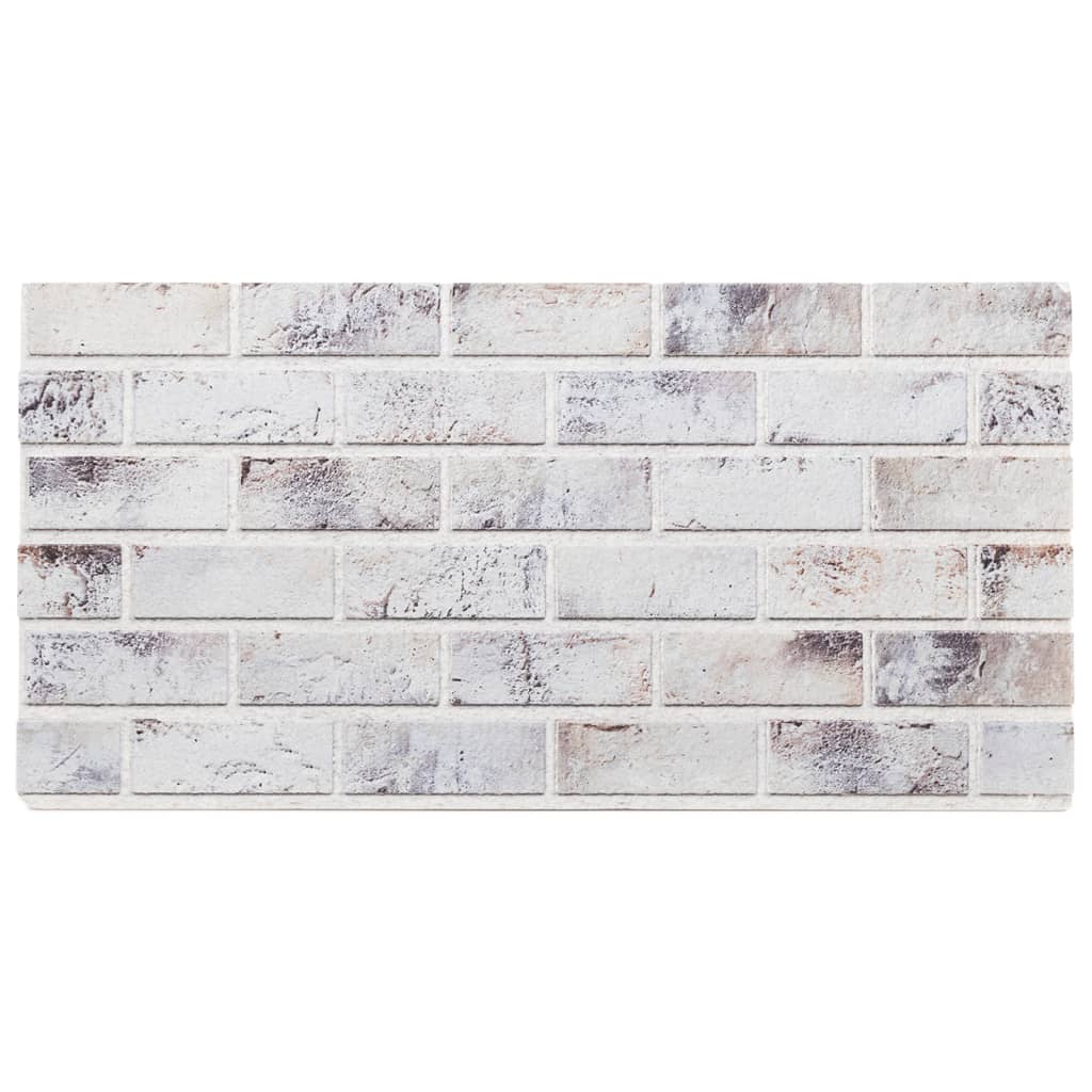 Vidaxl Wall panels 10 st 3D 100x50 cm EPS light gray