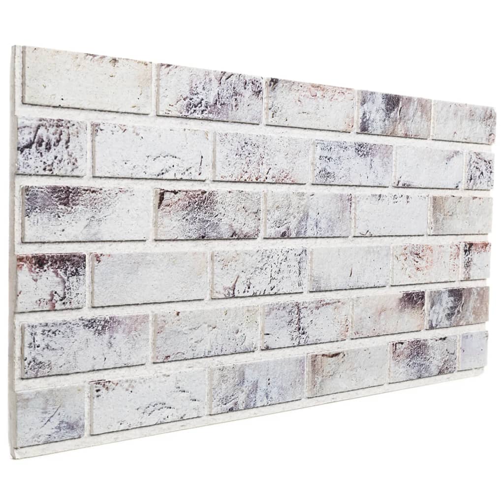 Vidaxl Wall panels 10 st 3D 100x50 cm EPS light gray
