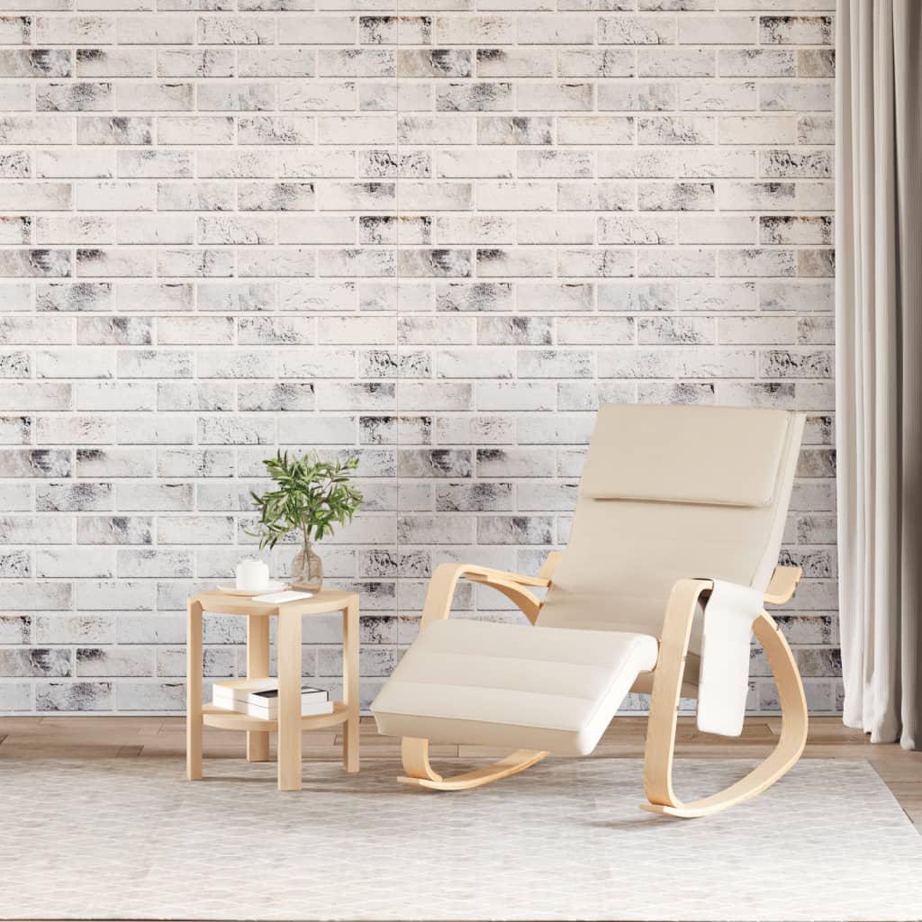 Vidaxl Wall panels 10 st 3D 100x50 cm EPS light gray