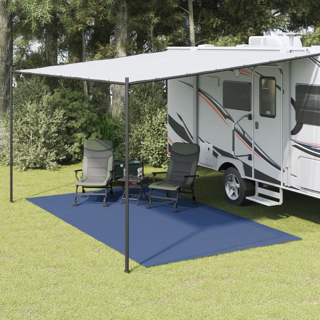 Vidaxl tent carpet 4.5x2.5 m blue