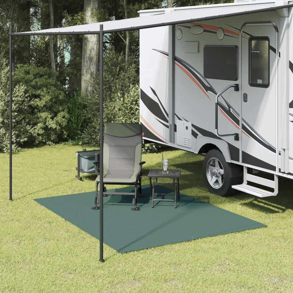 Alfombra de carpa Vidaxl 2.5x2 m verde