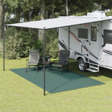 Vidaxl Camping Teppich 4.5x2,5 m Grün