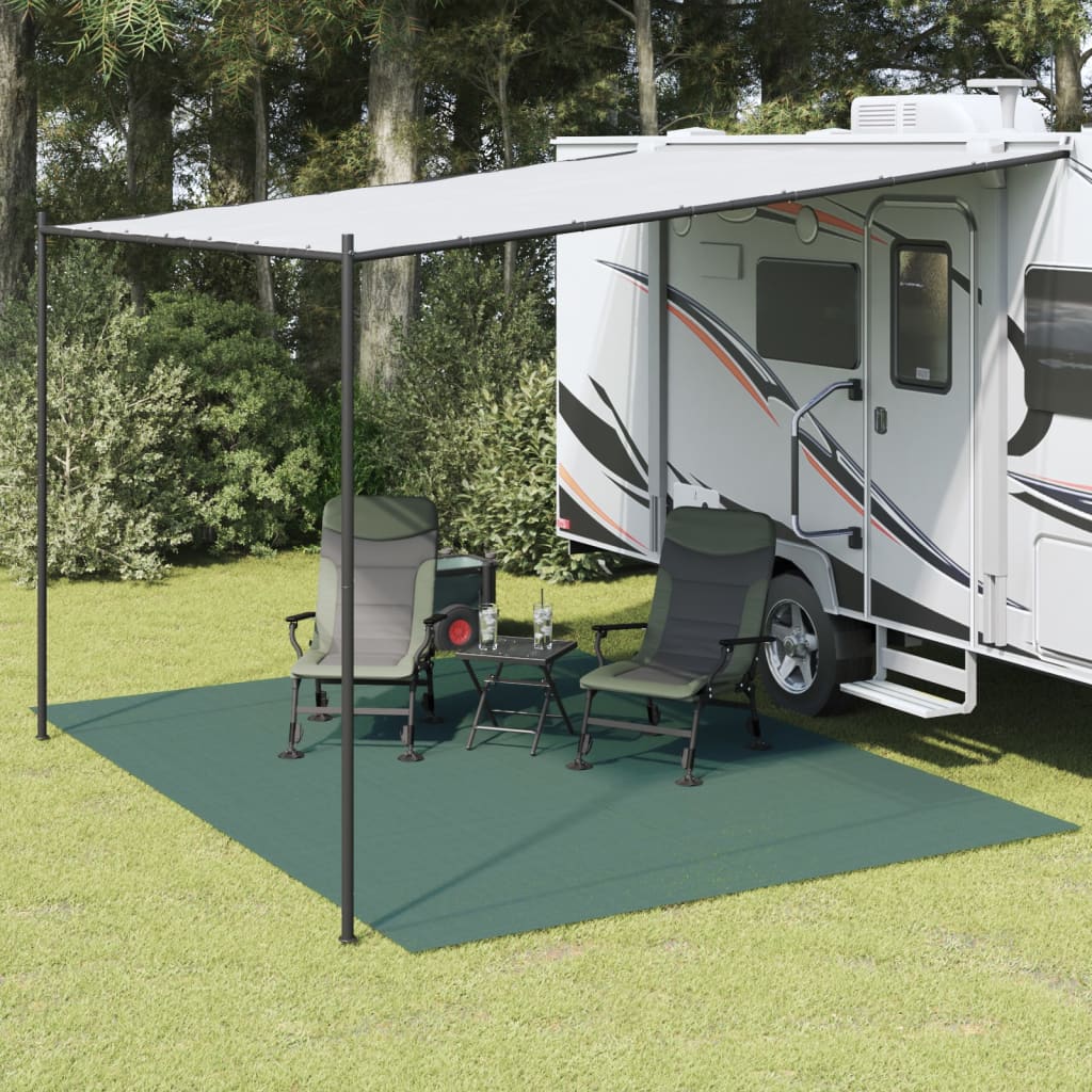Vidaxl Camping preproga 4x3 m zelena