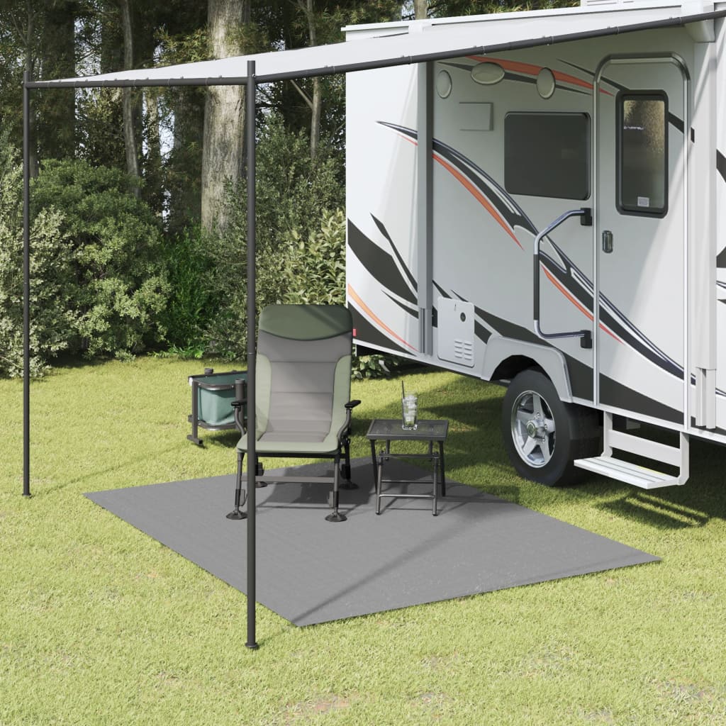 Vidaxl tent carpet 2.5x2 m light gray