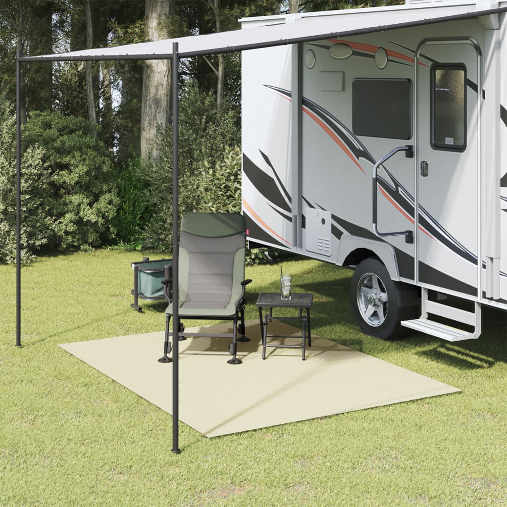 VidaXL tent carpet 4x2 m cream colored