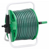Vidaxl hose reel with hose coupling set 0.75 20 m Detached PVC green