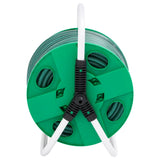 Vidaxl hose reel with hose coupling set 0.75 20 m Detached PVC green