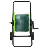 Vidaxl slanghaspelkar en slangkoppelset 0,5 vrijstaand 50 m pvc groen