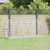 Vidaxl Rabbit Hutch 300x105x120 cm galvaniseret stål sølvfarvet