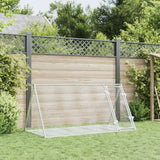 Vidaxl Rabbit hutch 200x105x91 cm galvanized steel silver colored
