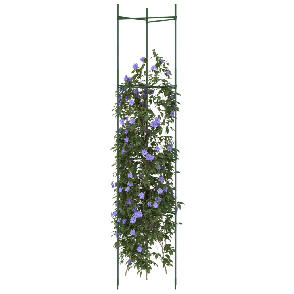 Klatki pomidorów vidaxl 4 ST 154 cm stal i polipropen
