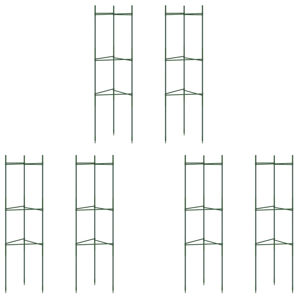 Klatki pomidorowe Vidaxl 6 St 116 cm stal i polipropen